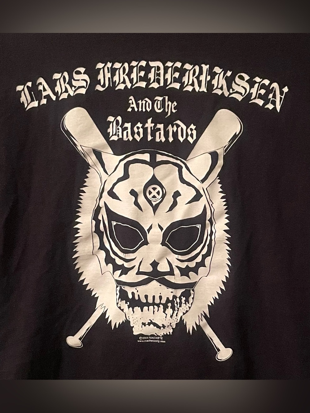 Rare 2004 Lars Frederiksen and The Bastards vintage t-shirt tiger mask